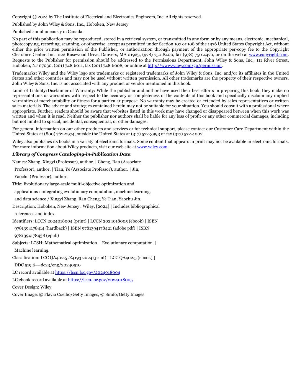 Preview page 9 of Evolutionary Large Scale Multi Objective Optimization and Applications 1st Edition By Xingyi Zhang, Ran Cheng, Ye Tian,