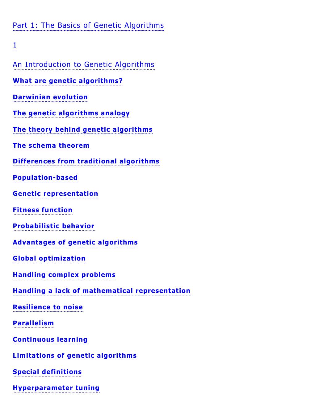 Preview page 6 of Hands On Genetic Algorithms with Python Apply genetic algorithms to solve real world AI