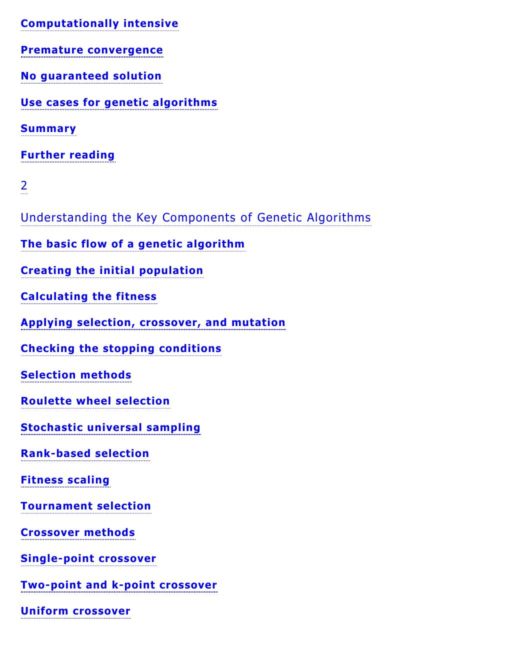 Preview page 7 of Hands On Genetic Algorithms with Python Apply genetic algorithms to solve real world AI