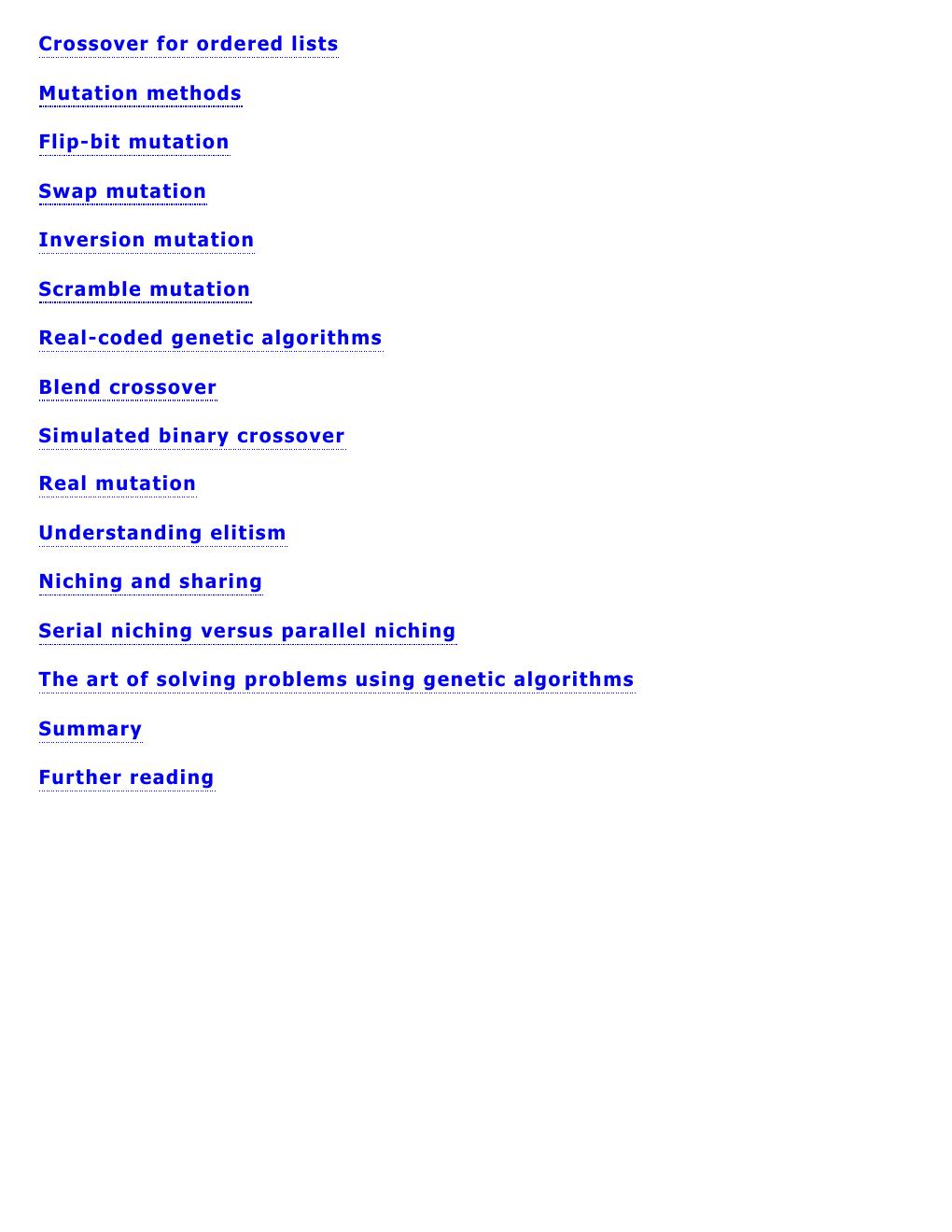 Preview page 8 of Hands On Genetic Algorithms with Python Apply genetic algorithms to solve real world AI