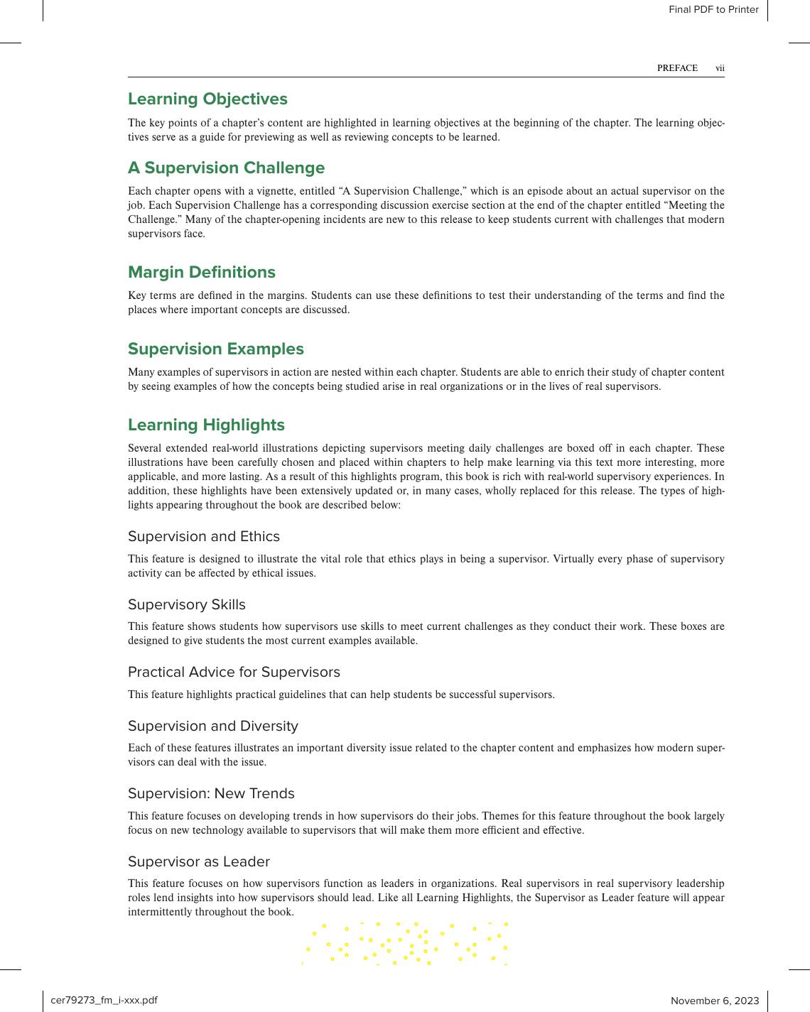 Preview page 8 of Supervision Concepts and Skill-Building 2024 Release By Samuel Certo