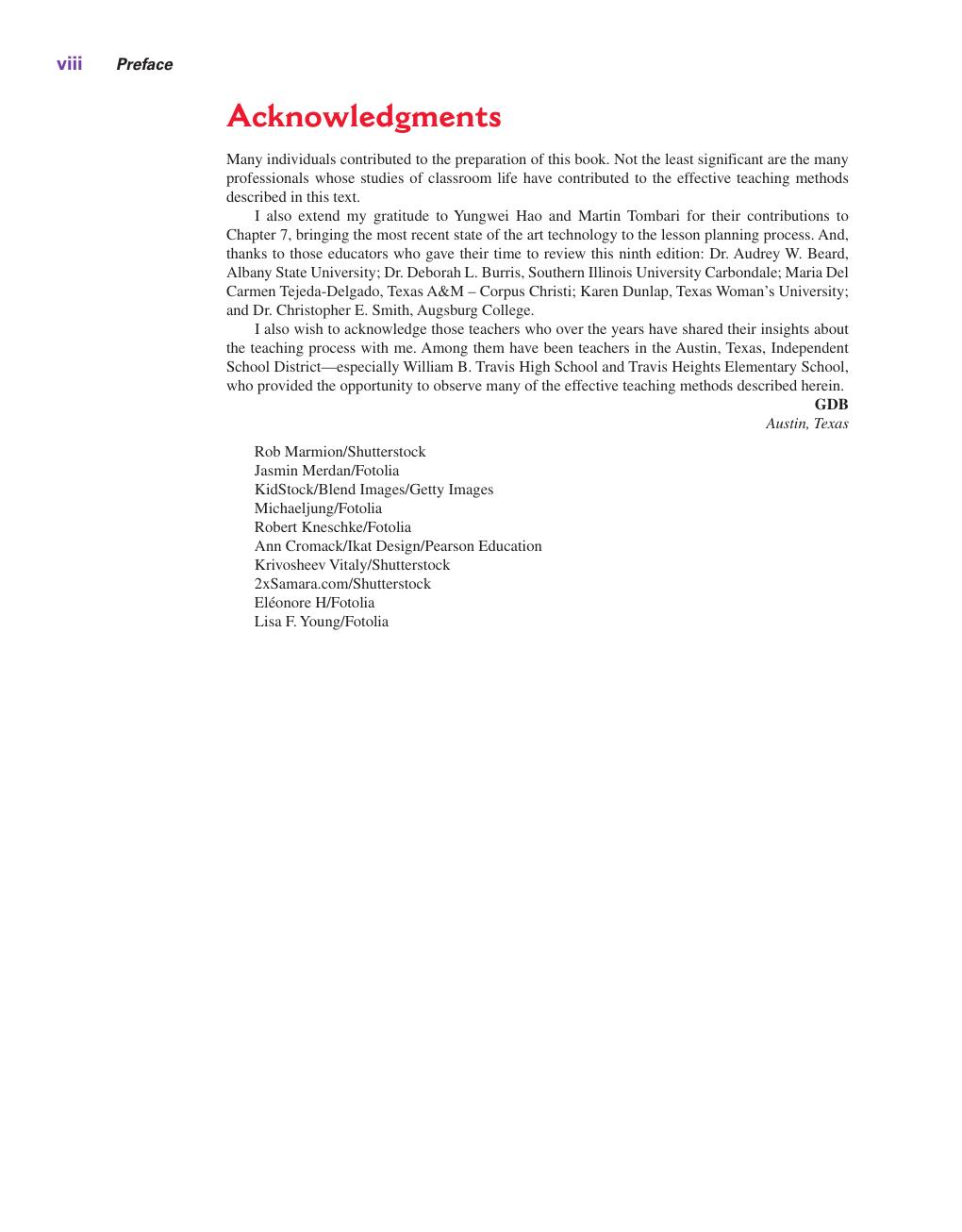 Preview page 9 of Effective Teaching Methods Research-Based Practice 10th Edition By Gary Borich, Angelica Blanchette