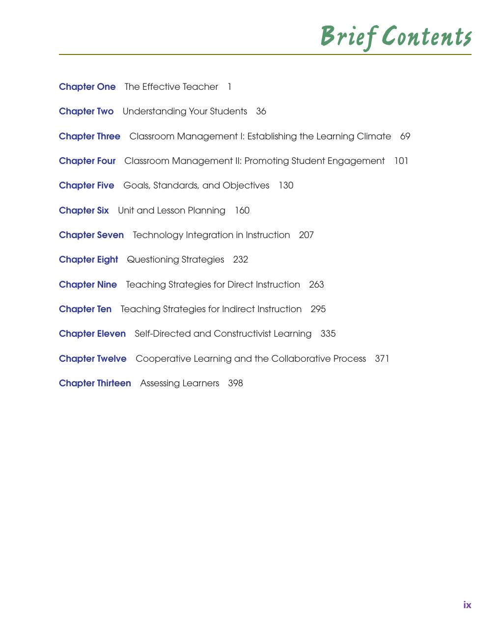 Preview page 10 of Effective Teaching Methods Research-Based Practice 10th Edition By Gary Borich, Angelica Blanchette