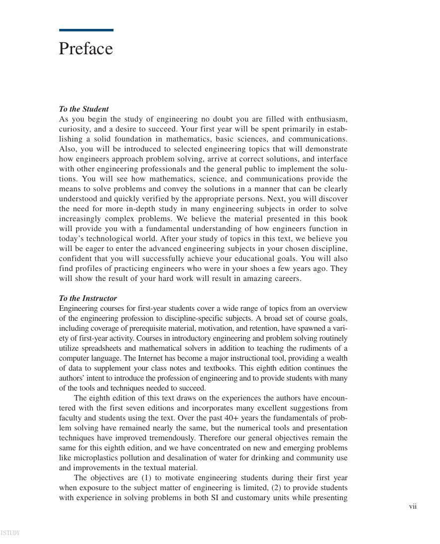 Preview page 8 of Engineering Fundamentals and Problem Solving 8th Edition By Arvid Eide, Roland Jenison, Larry Northup, Steven Mickelson