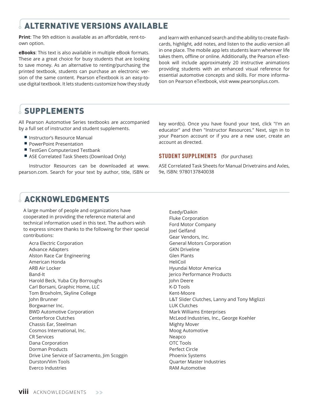 Preview page 9 of Manual Drivetrains and Axles 9th Edition By James Halderman