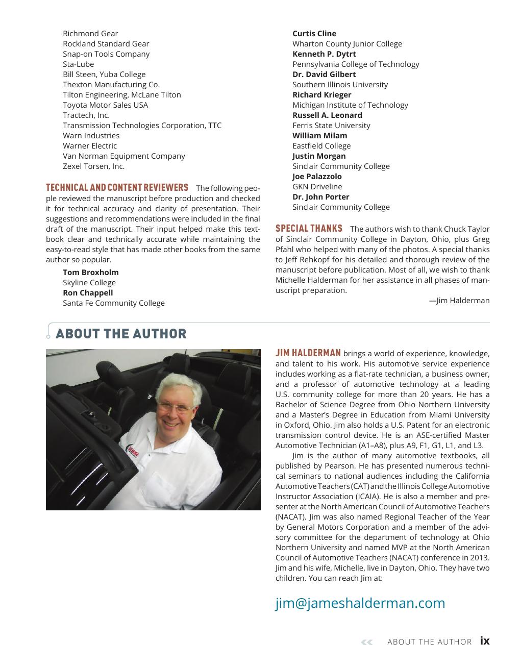Preview page 10 of Manual Drivetrains and Axles 9th Edition By James Halderman