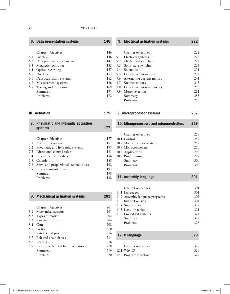 Preview page 7 of Mechatronics Electronic Control Systems In Mechanical and Electrical Engineering 7th Edition By William Bolton
