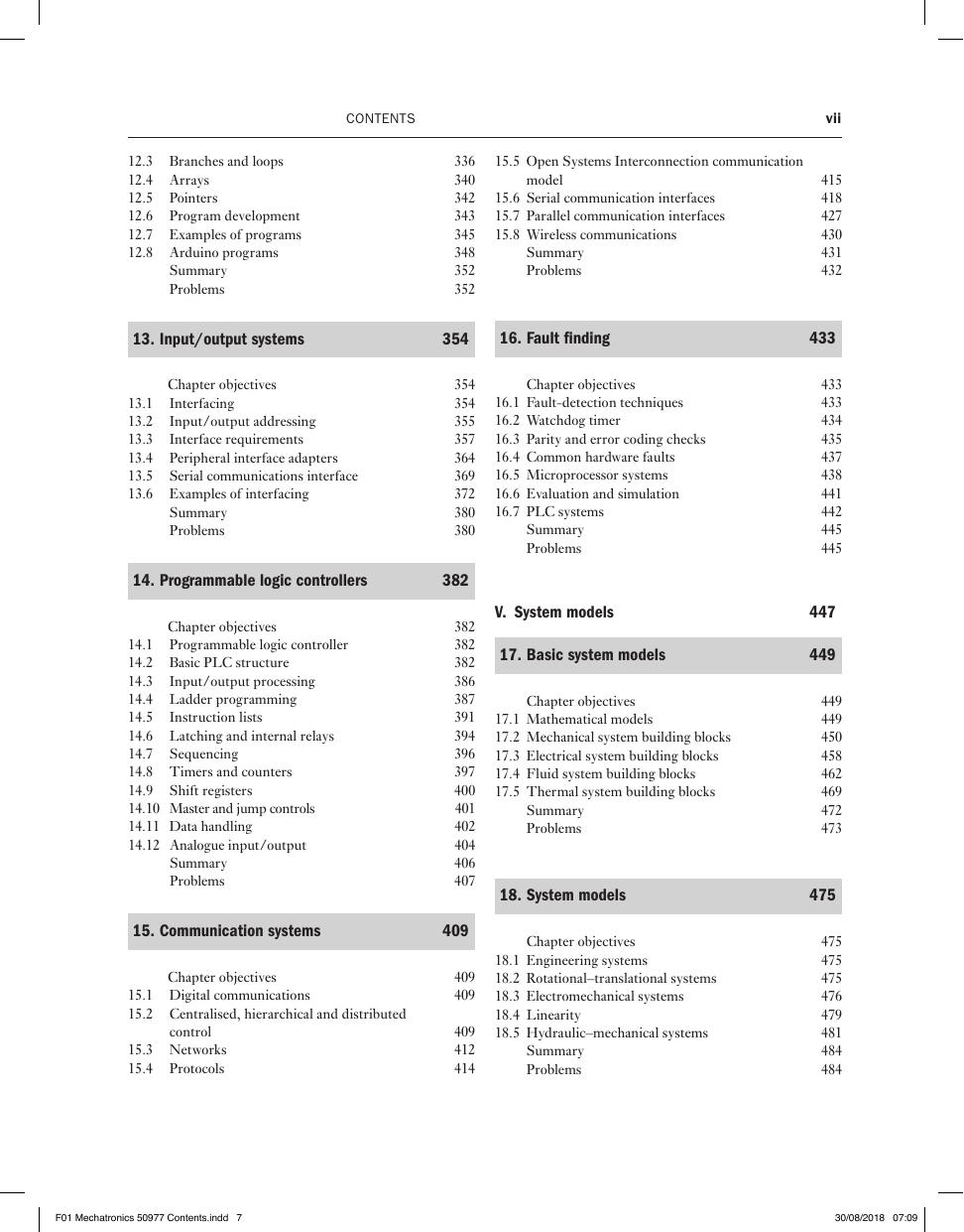 Preview page 8 of Mechatronics Electronic Control Systems In Mechanical and Electrical Engineering 7th Edition By William Bolton