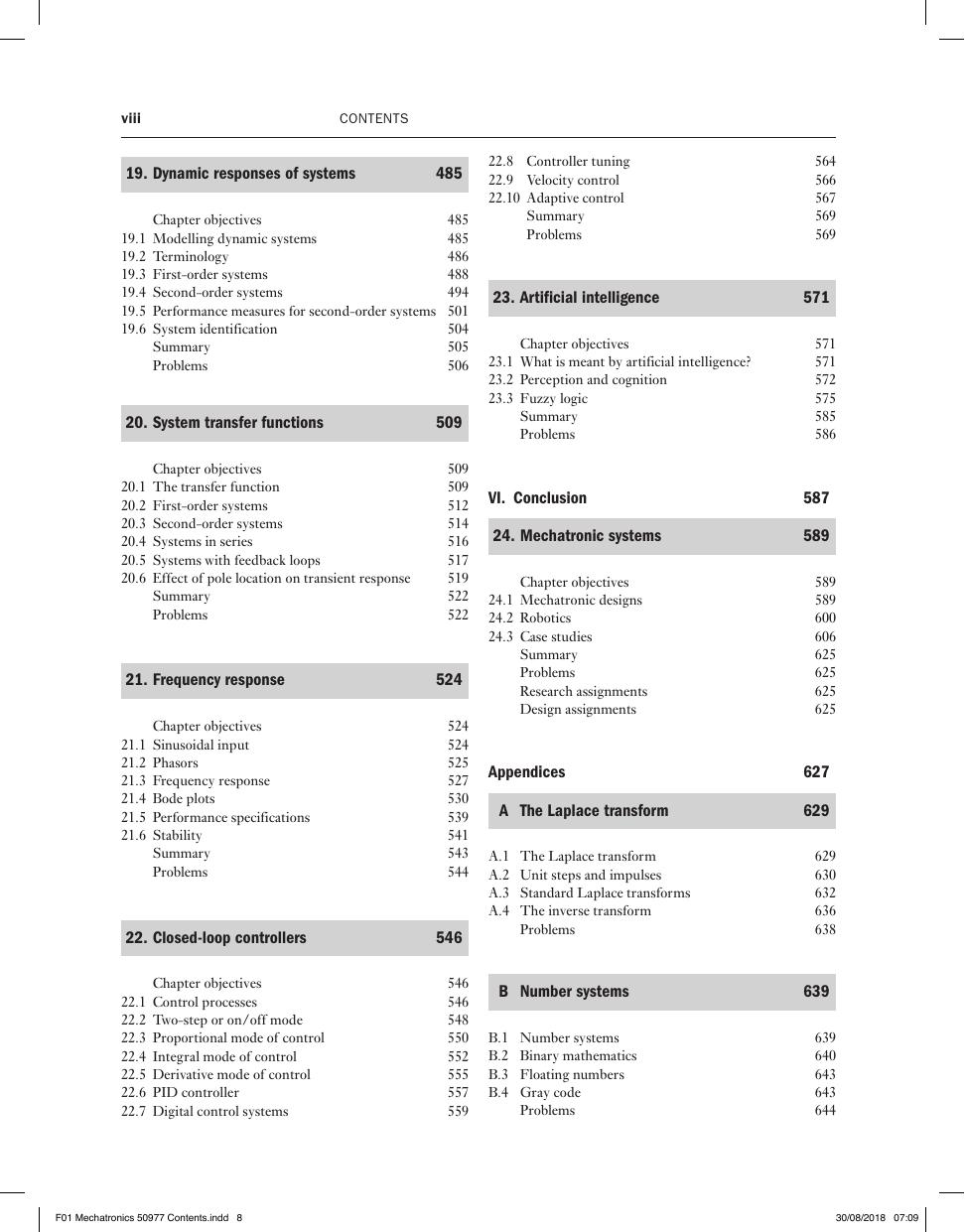 Preview page 9 of Mechatronics Electronic Control Systems In Mechanical and Electrical Engineering 7th Edition By William Bolton