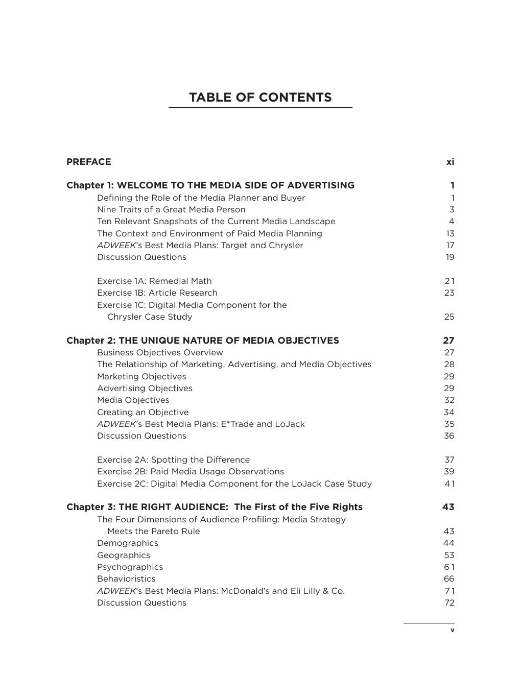 Preview page 6 of Media Strategy & Planning Workbook 3rd Edition By Don Dickinson, Craig Davis