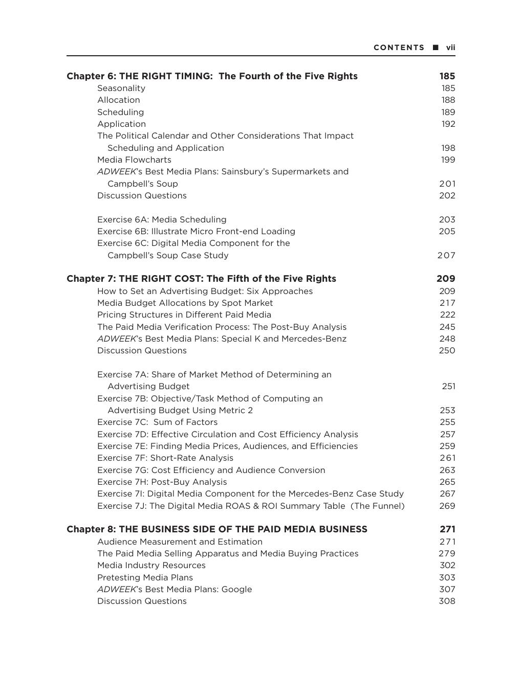 Preview page 8 of Media Strategy & Planning Workbook 3rd Edition By Don Dickinson, Craig Davis