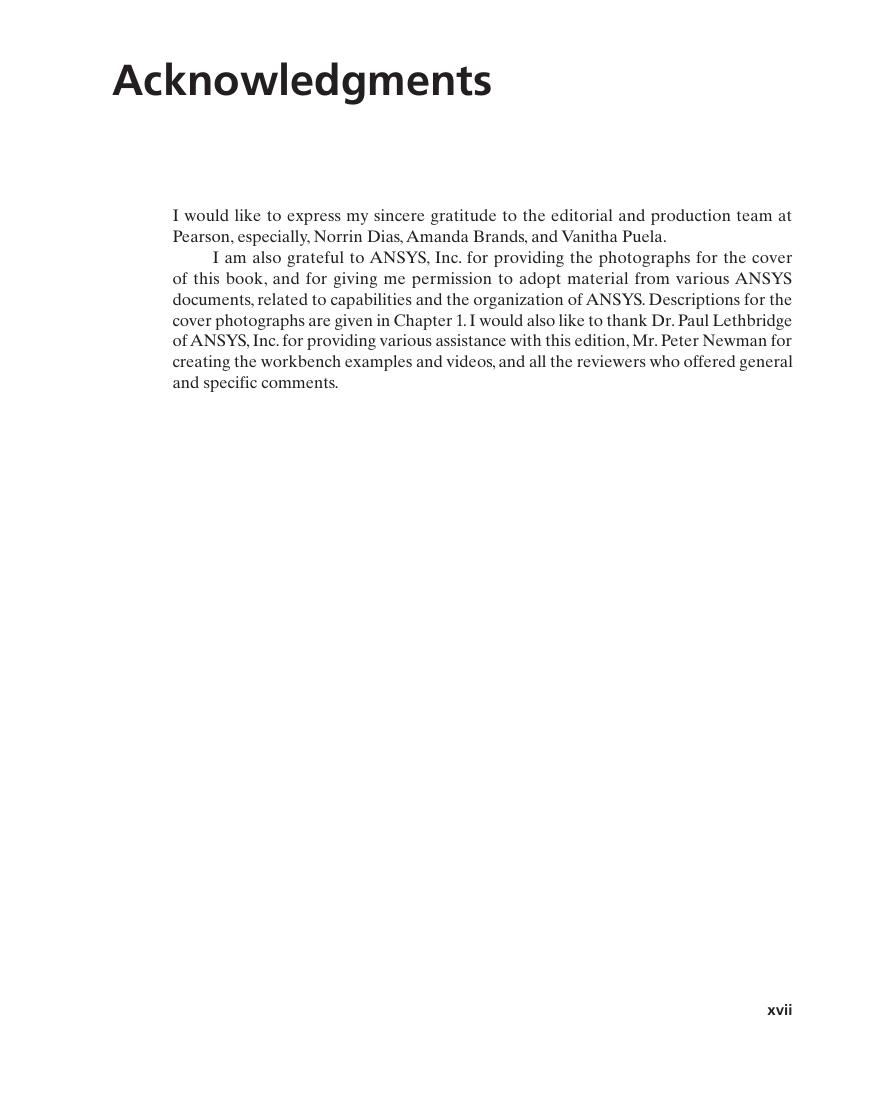 Preview page 5 of Finite Element Analysis Theory and Application with ANSYS 5th Edition By Saeed Moaveni