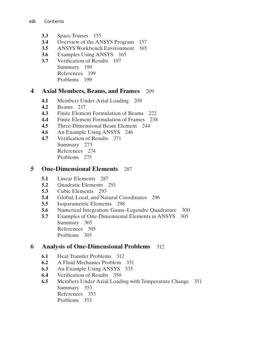 Preview page 7 of Finite Element Analysis Theory and Application with ANSYS 5th Edition By Saeed Moaveni