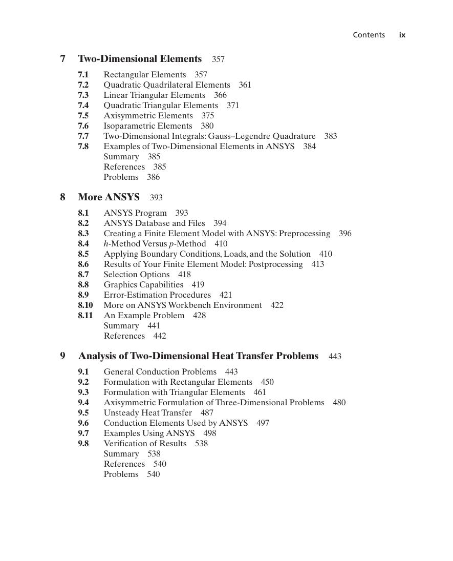 Preview page 8 of Finite Element Analysis Theory and Application with ANSYS 5th Edition By Saeed Moaveni