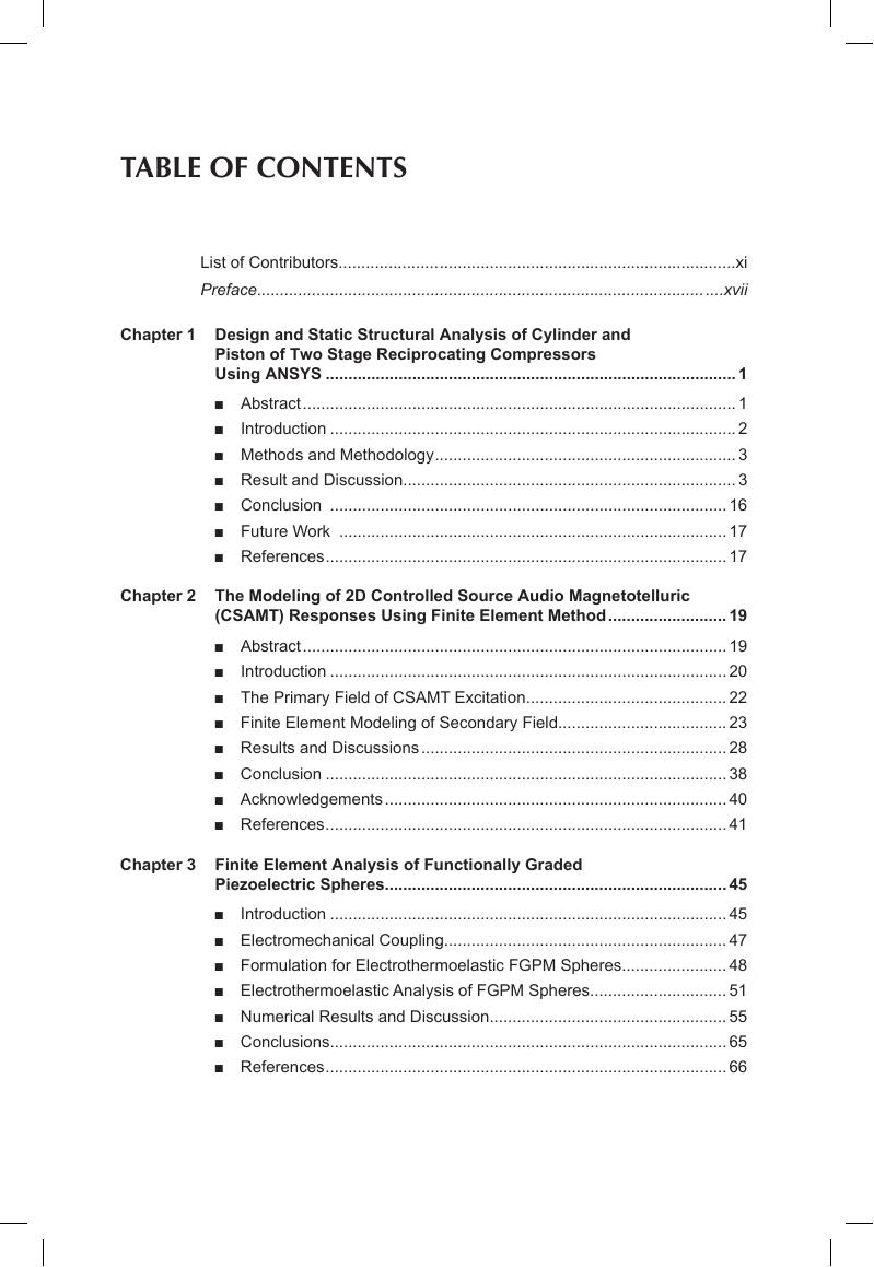 Preview page 7 of Finite Element Modeling and Simulation with ANSYS Workbench By L. N. Miandji