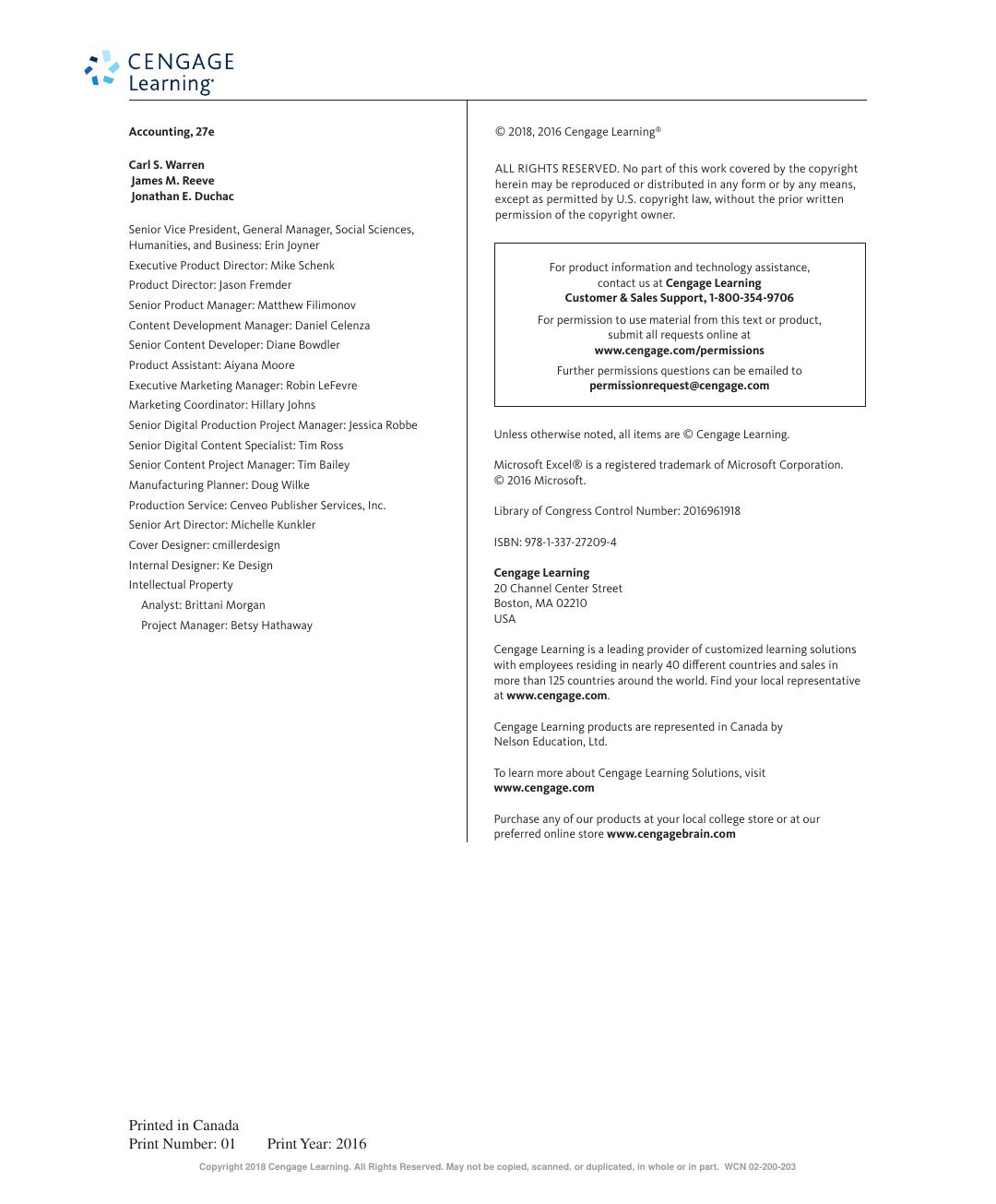 Preview page 3 of Accounting 27th Edition By Carl Warren, James M. Reeve