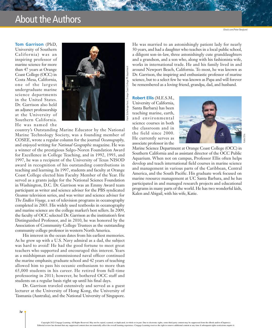 Preview page 6 of Oceanography An Invitation to Marine Science 10th Edition By Tom Garrison