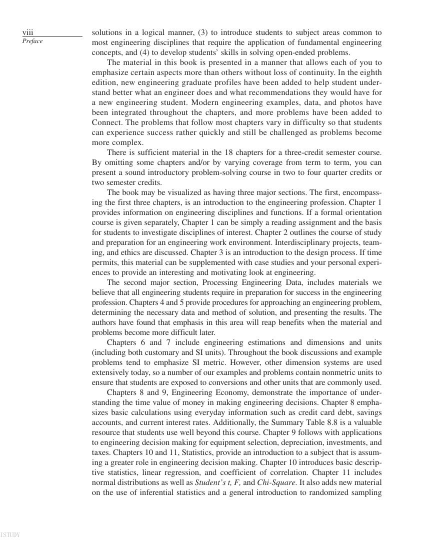 Preview page 9 of Engineering Fundamentals and Problem Solving 8th Edition By Arvid Eide, Roland Jenison, Larry Northup, Steven Mickelson