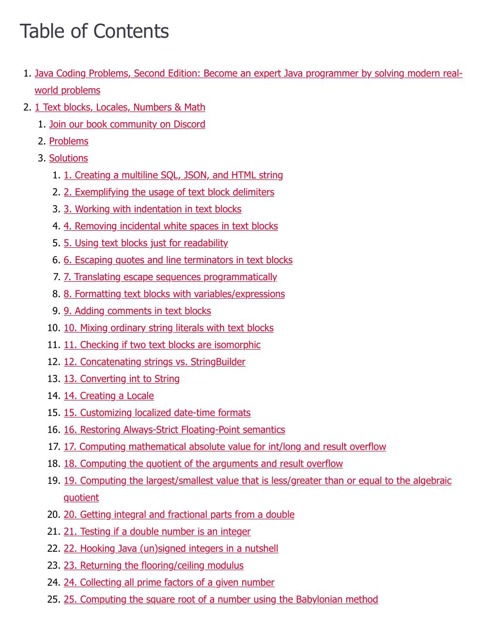 Preview page 3 of Java Coding Problems Become an expert Java programmer by solving over 250 brand new, modern, real world problems 2nd Edi