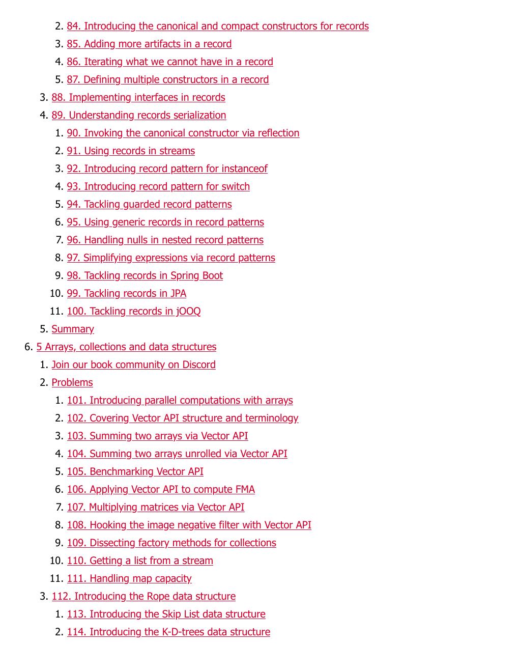 Preview page 6 of Java Coding Problems Become an expert Java programmer by solving over 250 brand new, modern, real world problems 2nd Edi