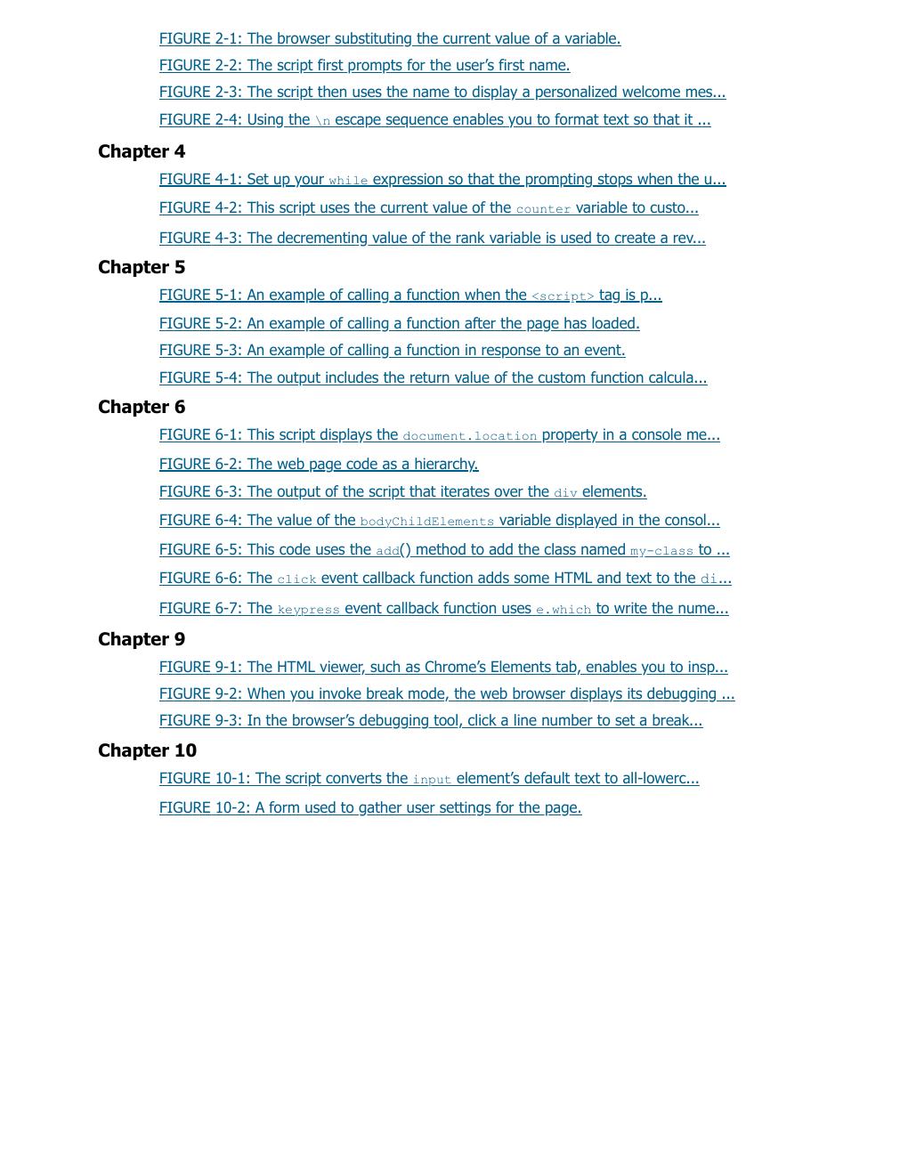 Preview page 5 of JavaScript Essentials For Dummies 1st Edition By Paul McFedries
