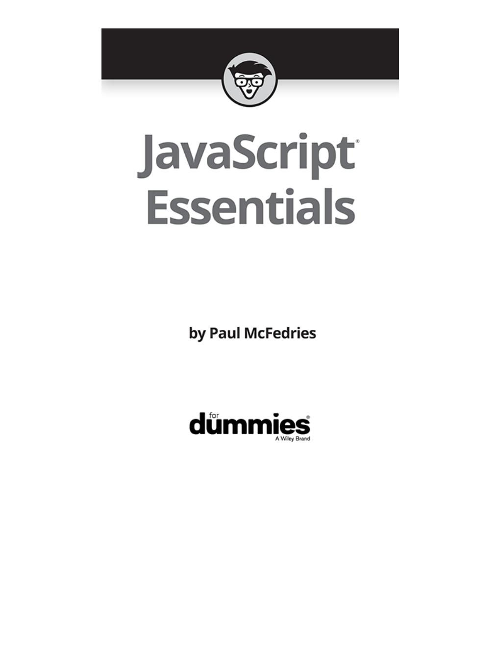 Preview page 6 of JavaScript Essentials For Dummies 1st Edition By Paul McFedries