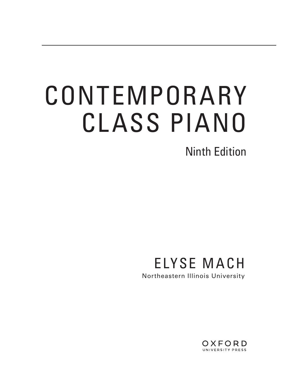 Preview page 3 of Contemporary Class Piano 9th Edition By Elyse Mach