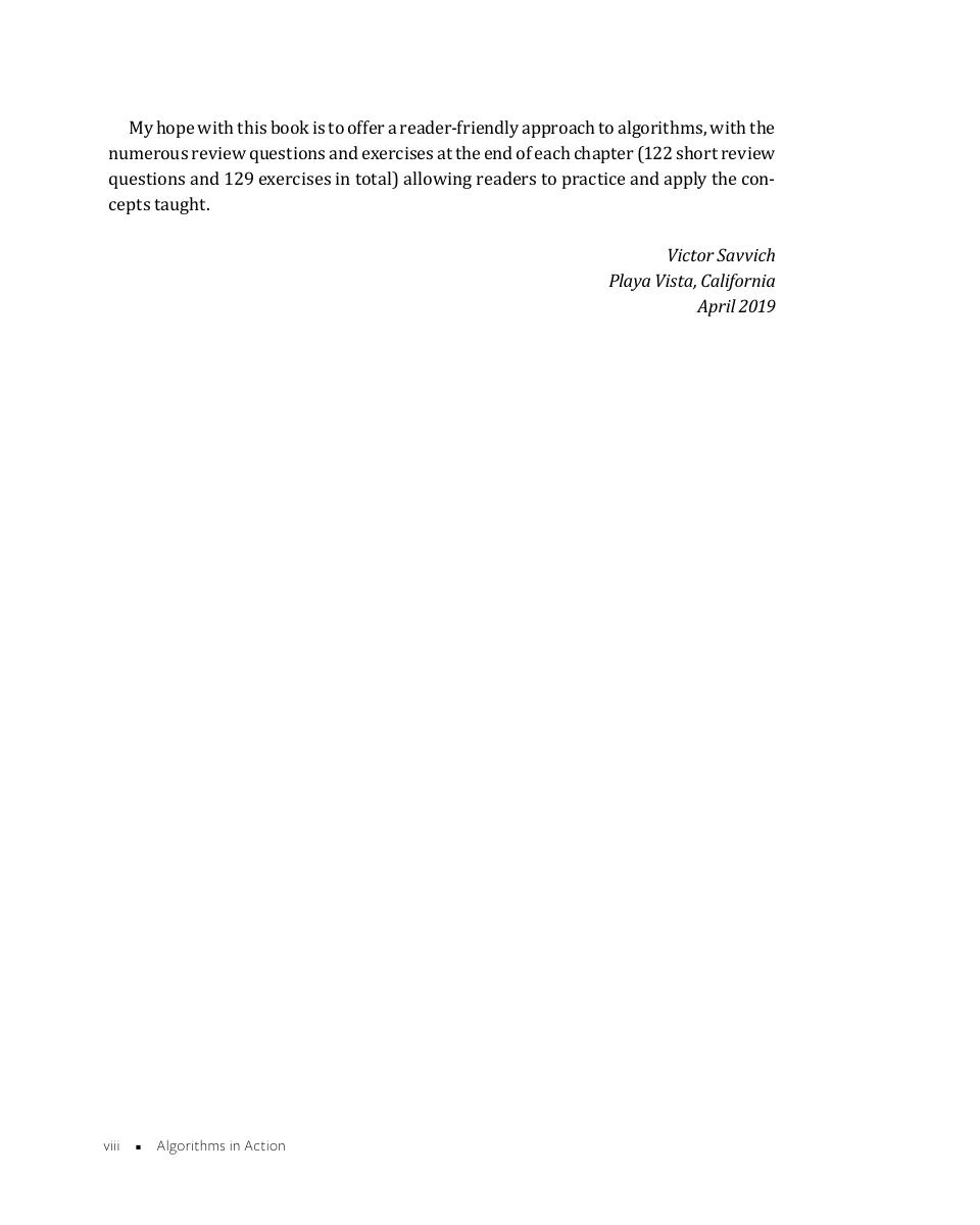 Preview page 8 of Algorithms in Action 1st Edition By Victor Savvich