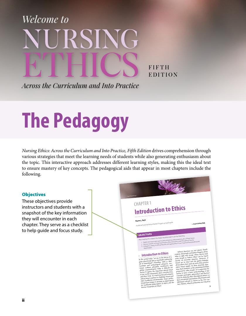 Preview page 3 of Nursing Ethics Across the Curriculum and Into Practice Across the Curriculum and Into Practice 5th Edition By Janie Butt