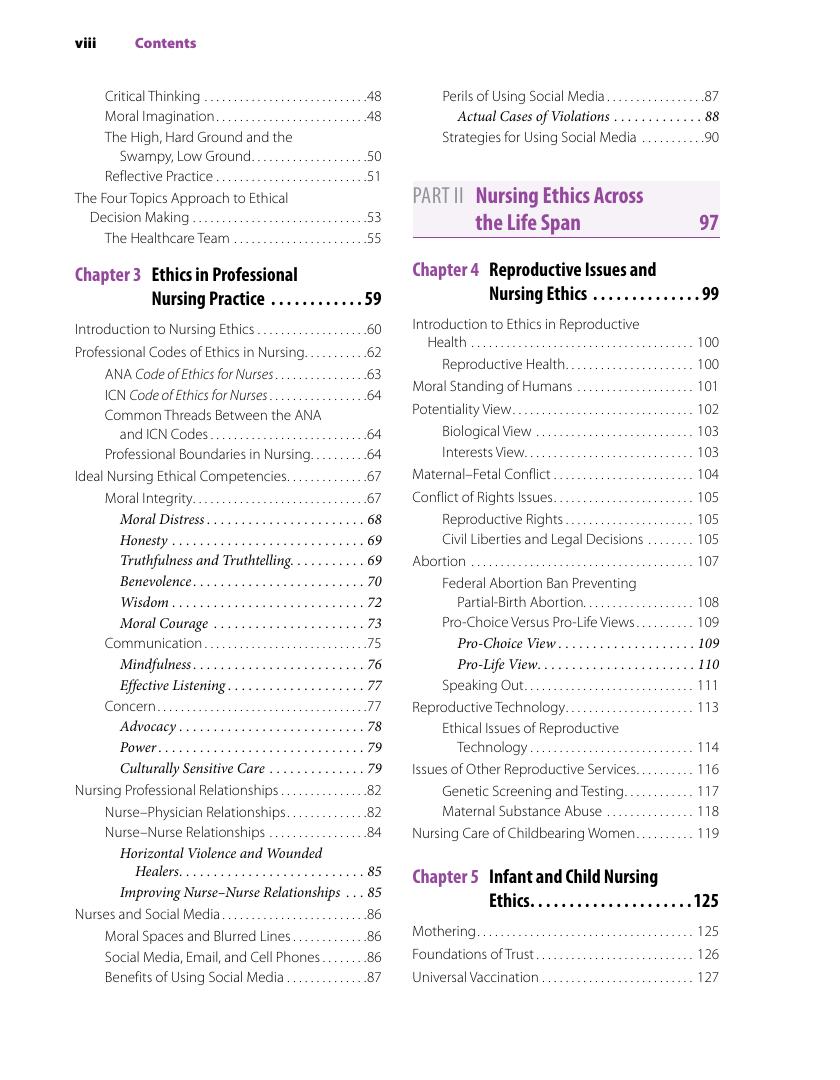 Preview page 9 of Nursing Ethics Across the Curriculum and Into Practice Across the Curriculum and Into Practice 5th Edition By Janie Butt