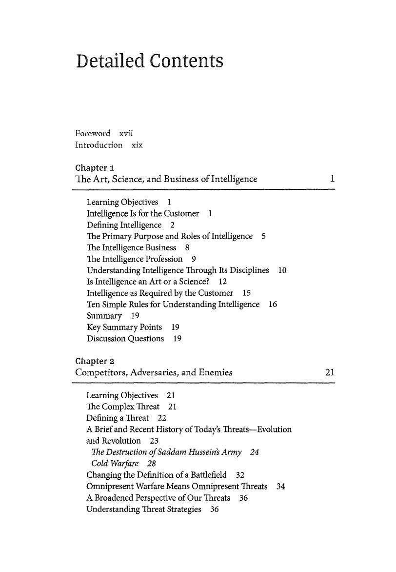 Preview page 7 of Intelligence Operations Understanding Data Tools People and Processes 1st Edition BY Erik Kleinsmith
