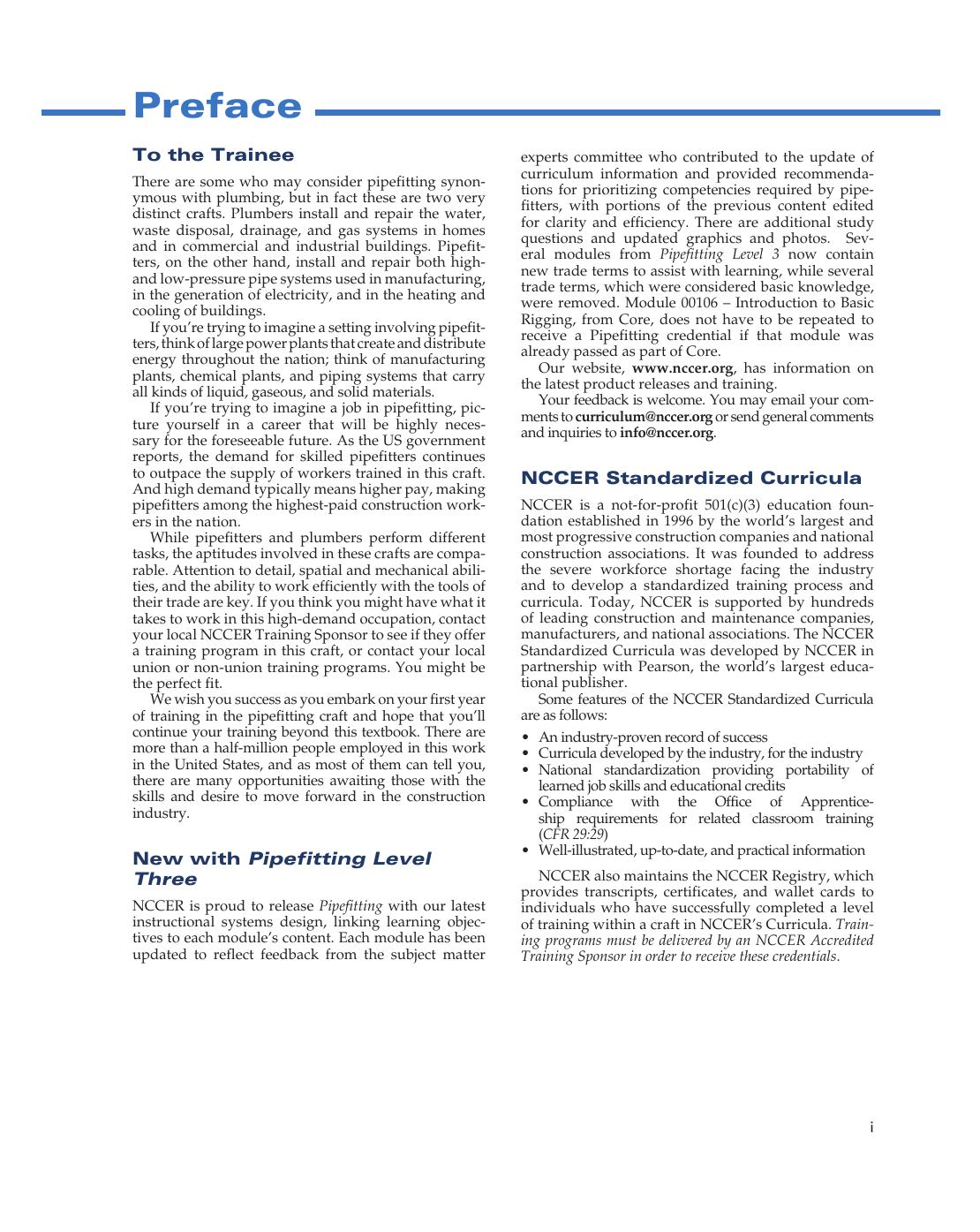 Preview page 4 of Pipefitting Level 3 4th Edition By NCCER