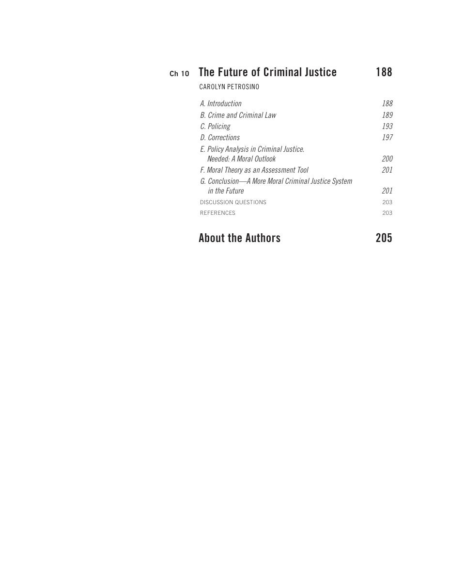 Preview page 8 of Introduction to Criminal Justice Structure Process Principles and Morality 1st Edition By Carolyn Petrosino