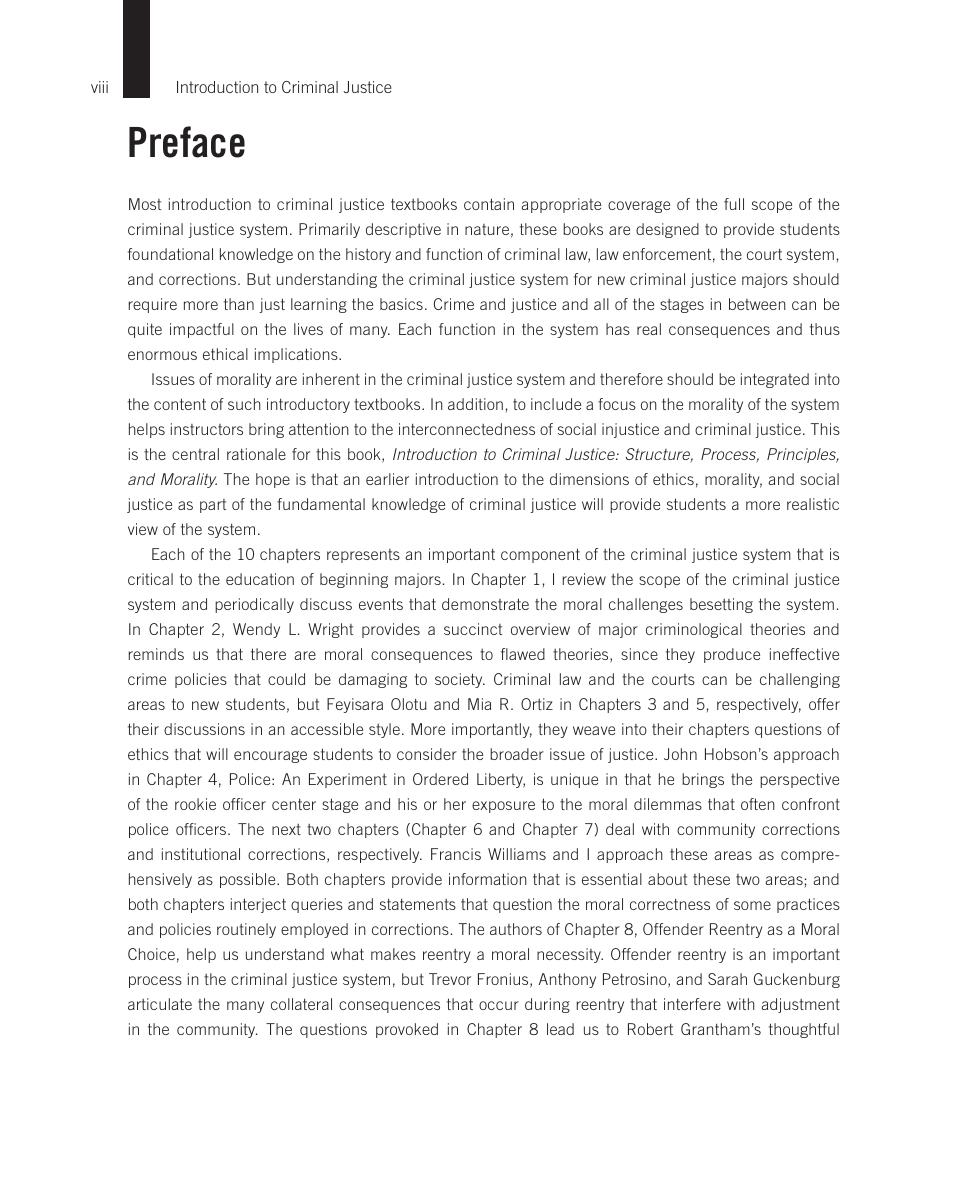 Preview page 9 of Introduction to Criminal Justice Structure Process Principles and Morality 1st Edition By Carolyn Petrosino