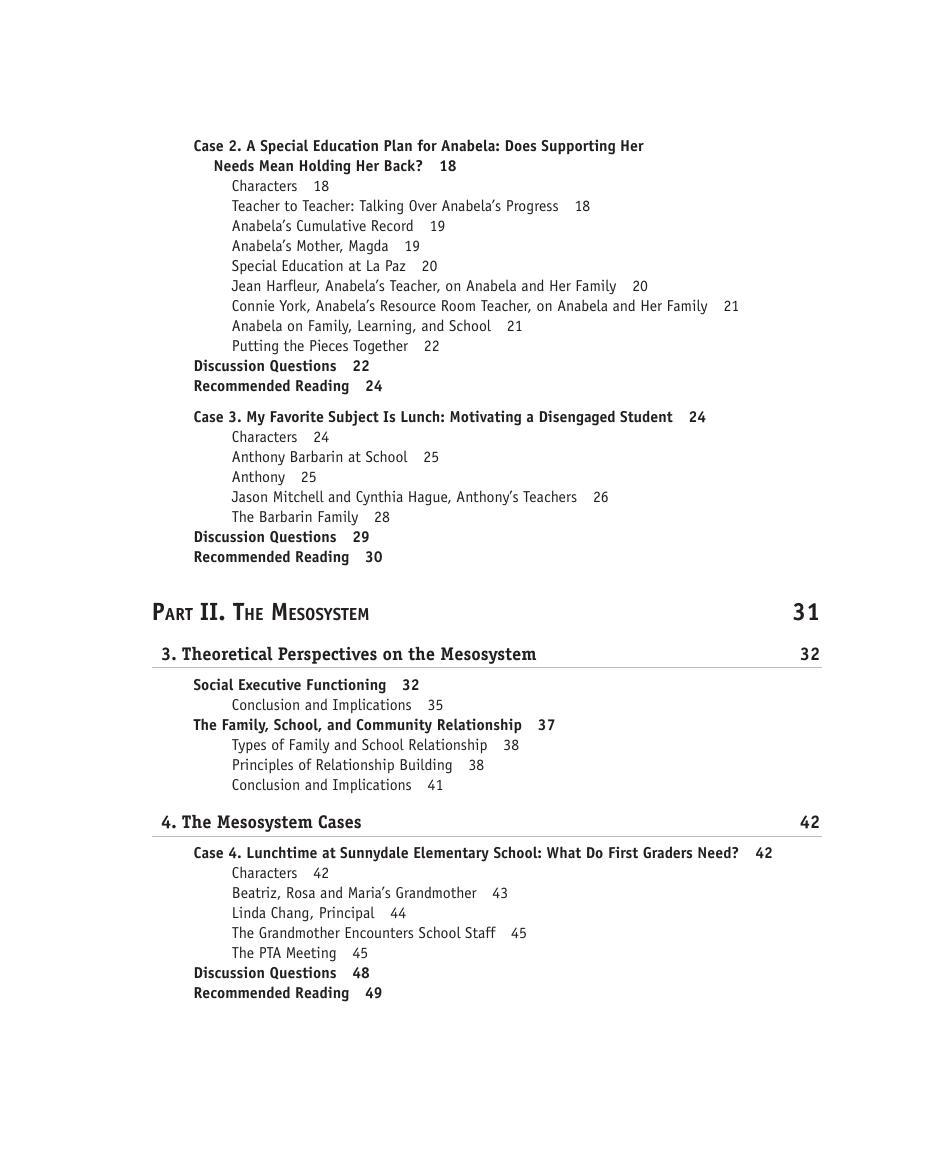 Preview page 10 of Preparing Educators to Engage Families Case Studies Using an Ecological Systems Framework 3rd Edition By Weiss, Lopez, K