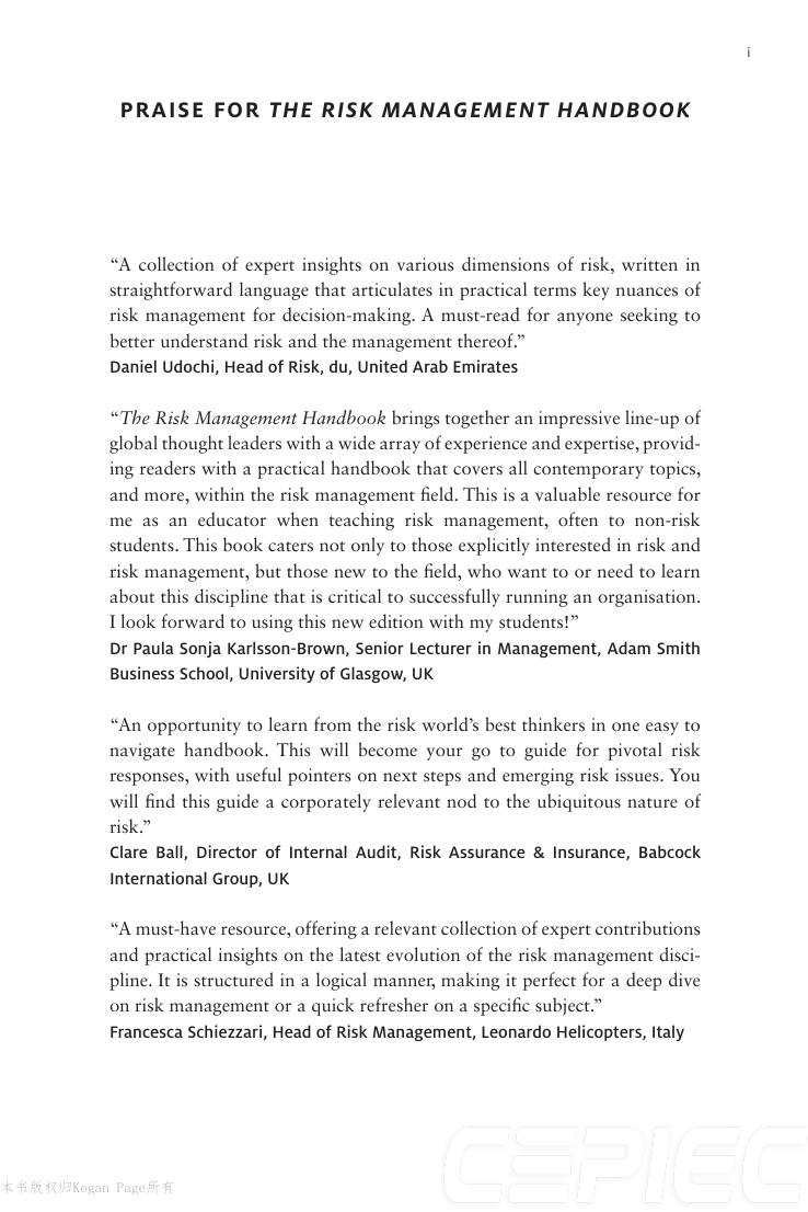 Preview page 2 of The Risk Management Handbook 2nd Edition By David Hillson eBook PDF
