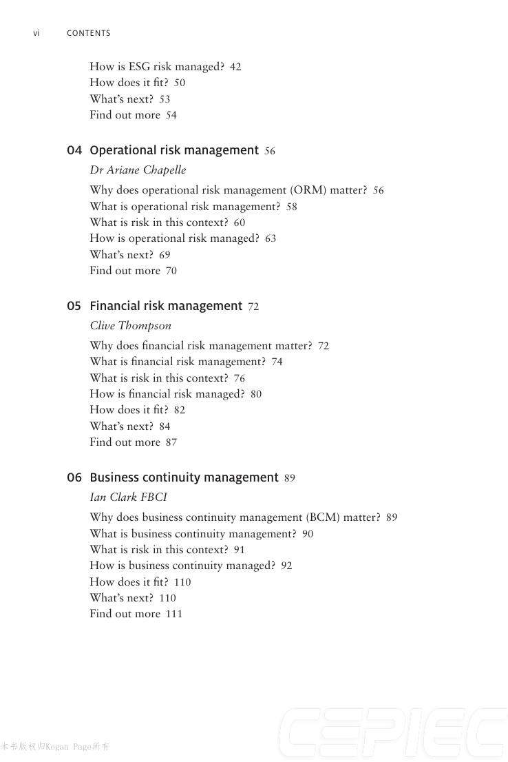 Preview page 7 of The Risk Management Handbook 2nd Edition By David Hillson eBook PDF