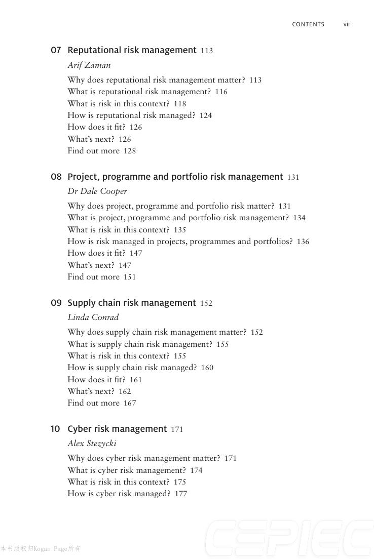 Preview page 8 of The Risk Management Handbook 2nd Edition By David Hillson eBook PDF