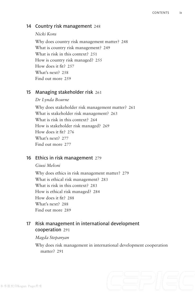 Preview page 10 of The Risk Management Handbook 2nd Edition By David Hillson eBook PDF
