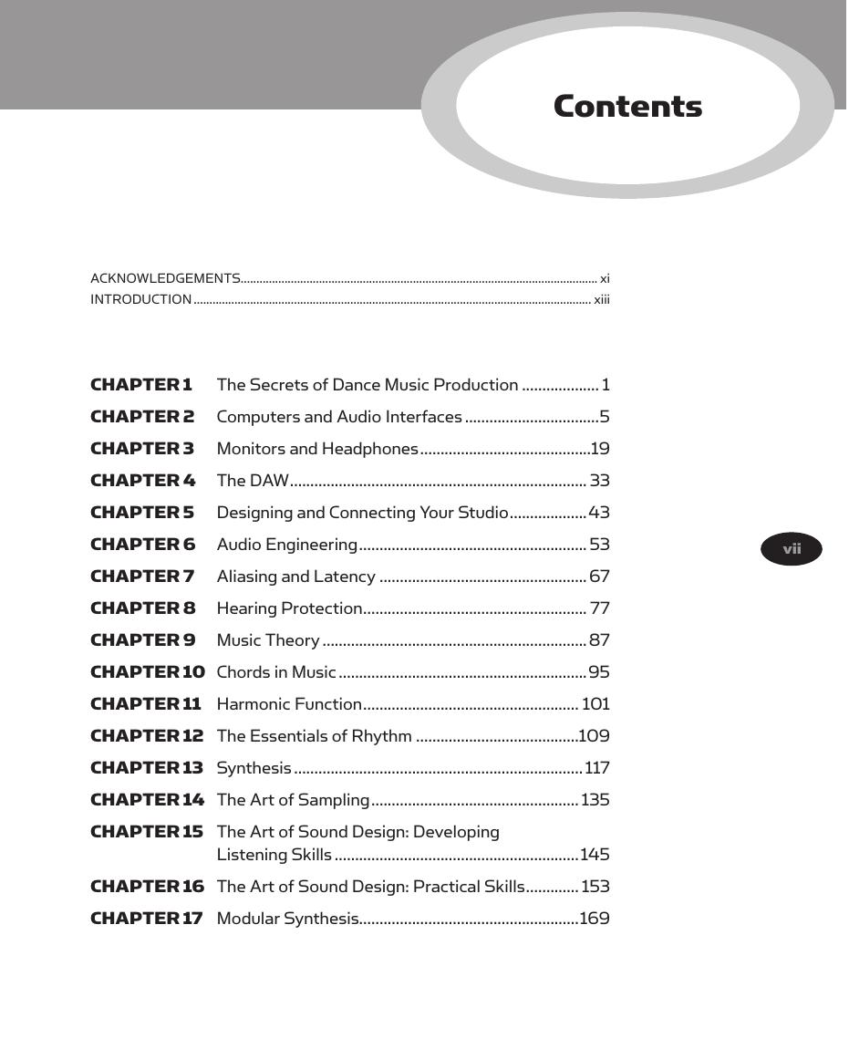 Preview page 8 of Dance Music Manual 5th Edition By Rick Snoman