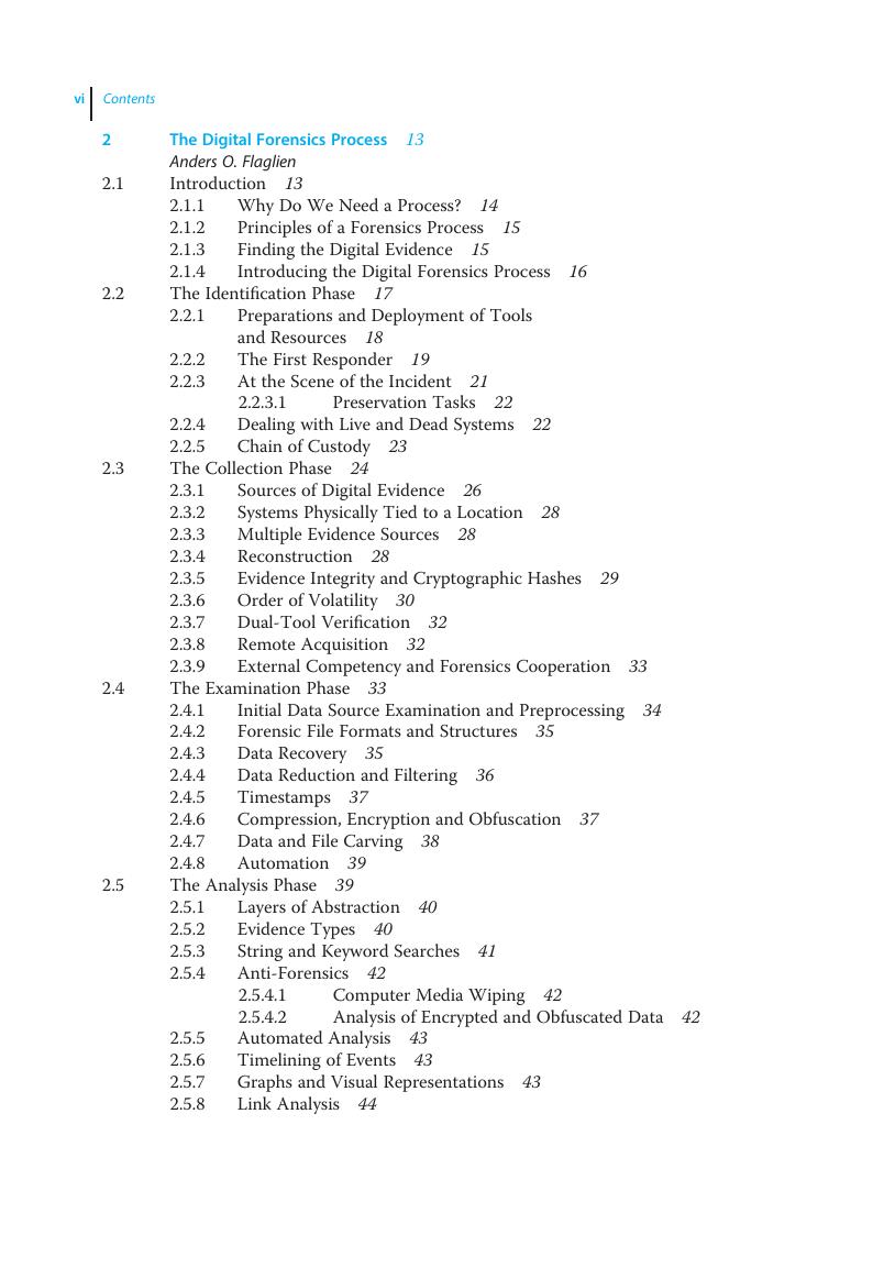 Preview page 8 of Digital Forensics By André Årnes