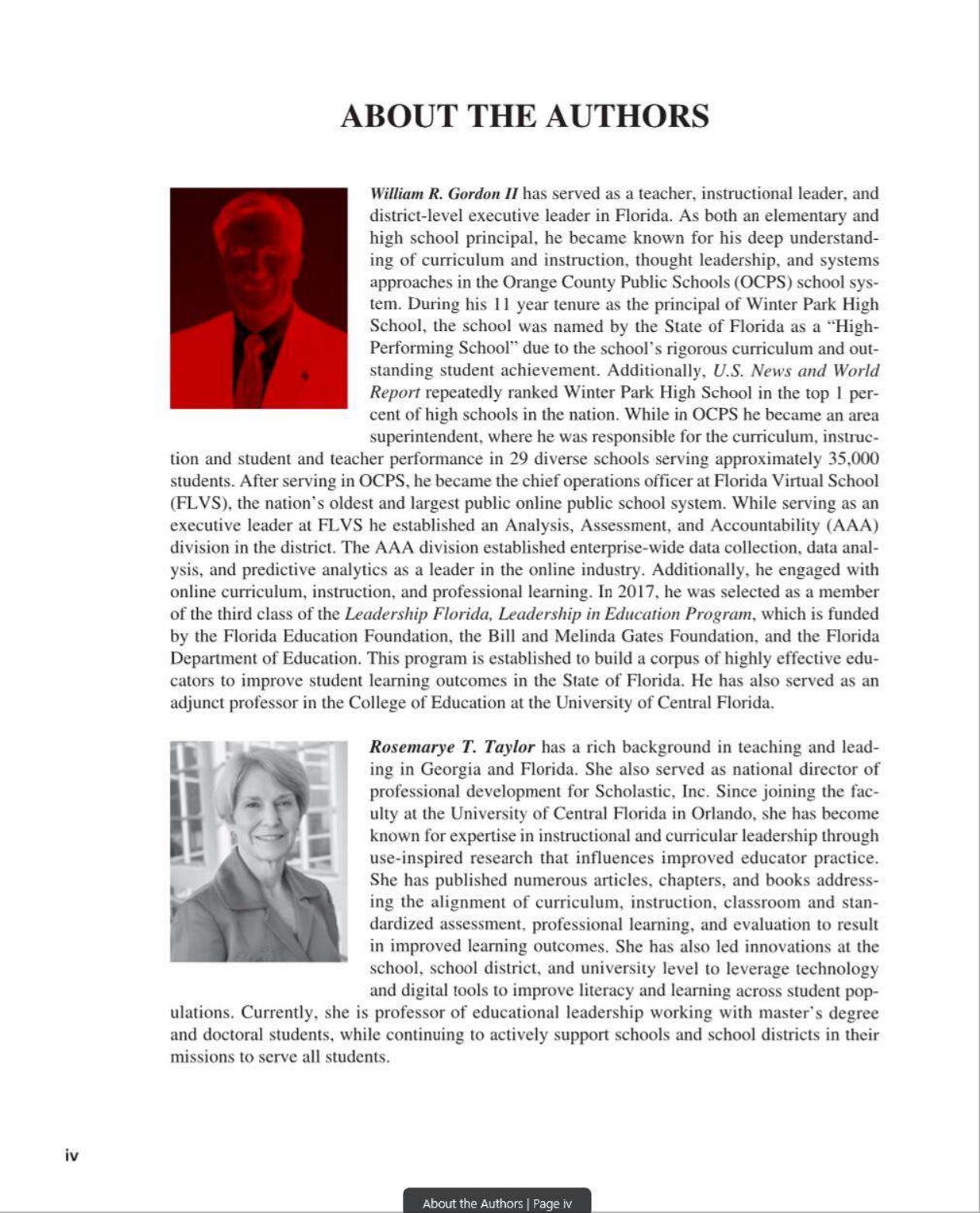 Preview page 5 of Developing the Curriculum 9th Edition By William Gordon II, Rosemarye Taylor