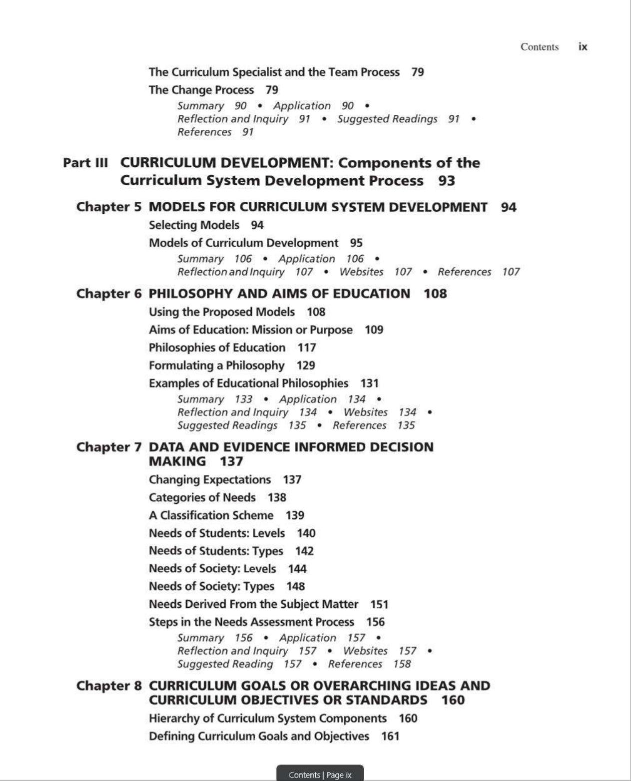 Preview page 10 of Developing the Curriculum 9th Edition By William Gordon II, Rosemarye Taylor