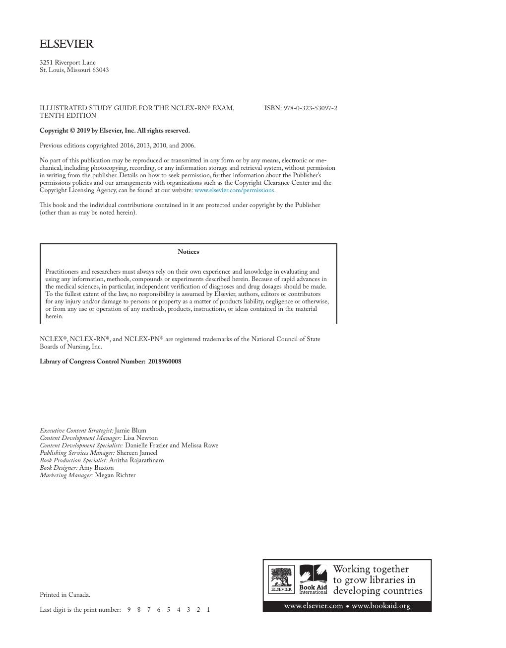 Preview page 4 of Illustrated Study Guide for the NCLEX-RN® Exam 10th Edition By JoAnn Zerwekh
