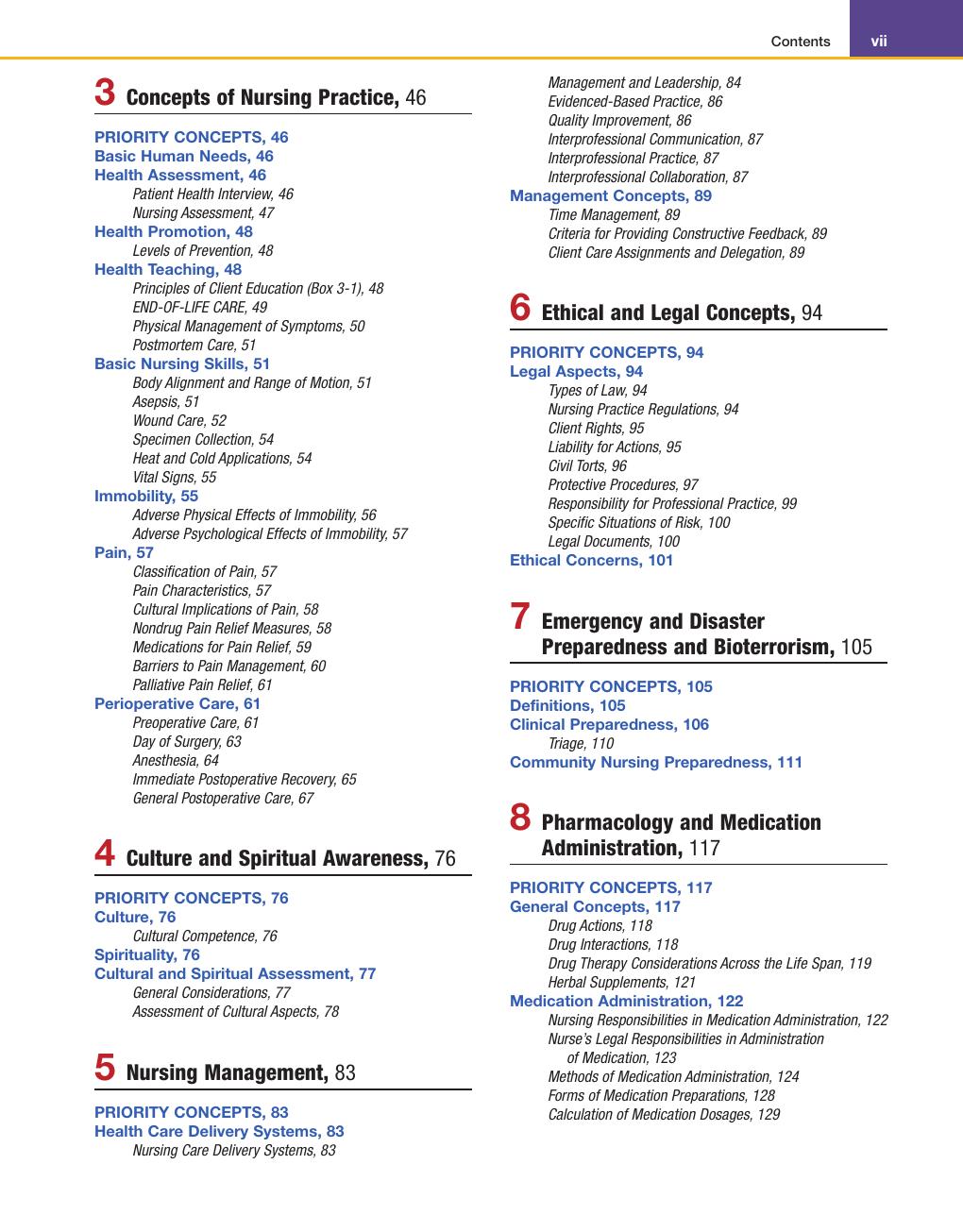 Preview page 9 of Illustrated Study Guide for the NCLEX-RN® Exam 10th Edition By JoAnn Zerwekh