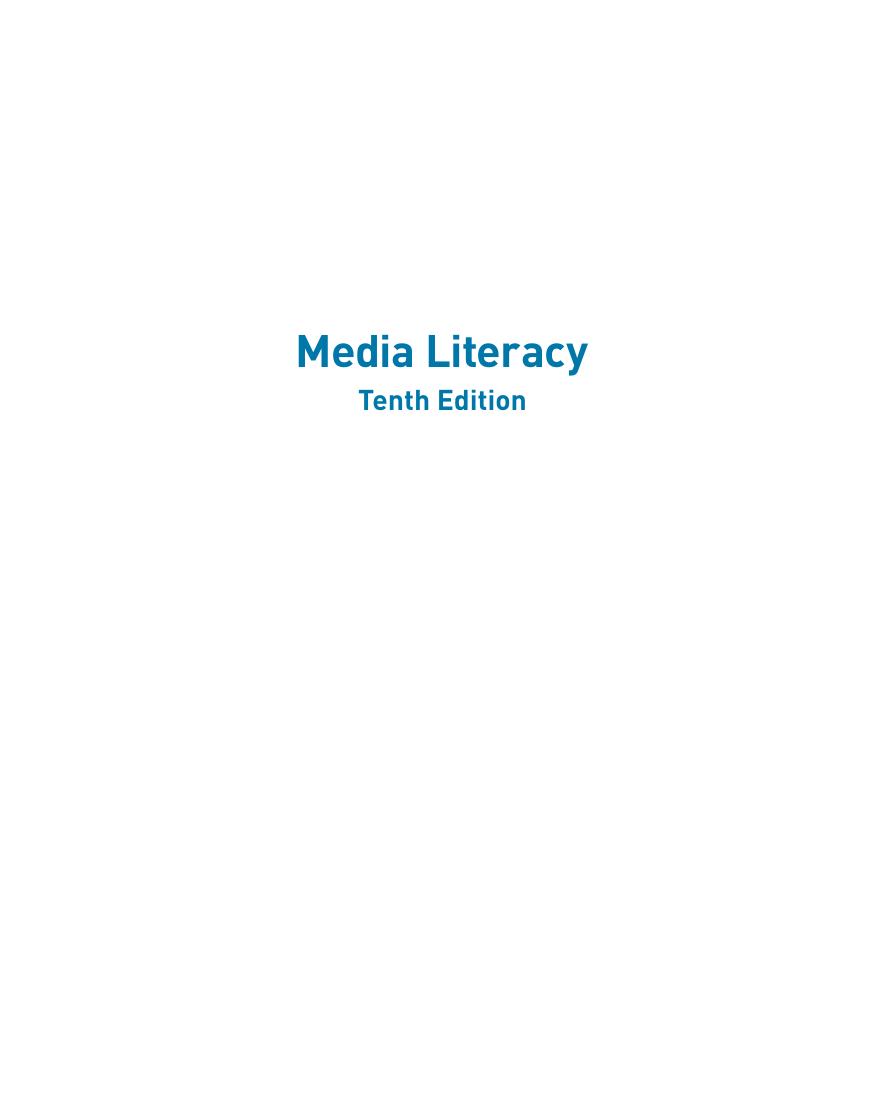 Preview page 2 of Media Literacy 10th Edition By W. James Potter