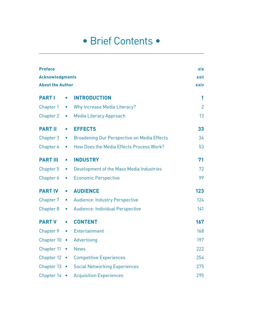 Preview page 6 of Media Literacy 10th Edition By W. James Potter