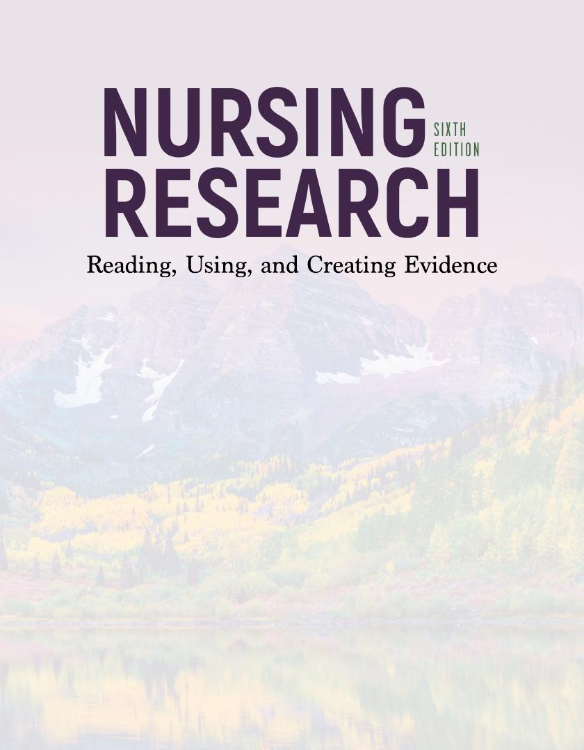 Preview page 2 of Nursing Research Reading, Using, and Creating Evidence 6th Edition By Janet Houser, Kenneth Oja
