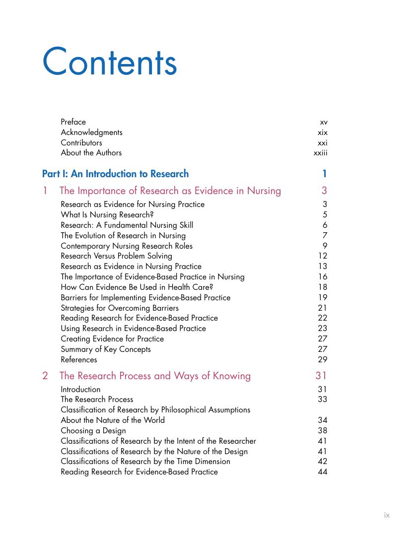 Preview page 10 of Nursing Research Reading, Using, and Creating Evidence 6th Edition By Janet Houser, Kenneth Oja