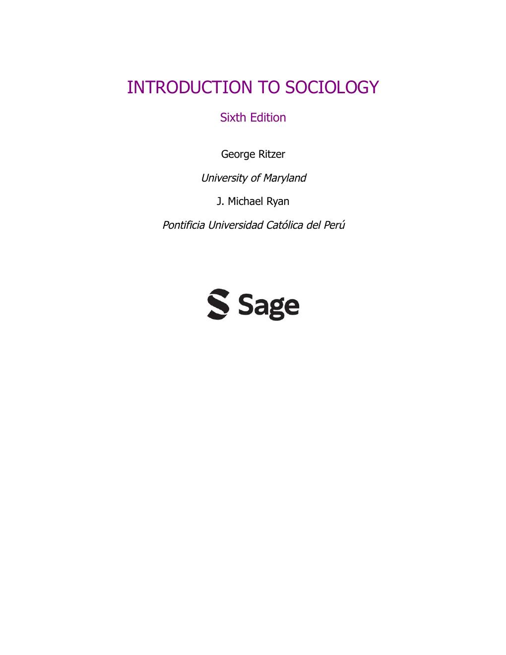 Preview page 4 of Introduction to Sociology 6th Edition By George Ritzer